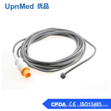 Mindray T5/T8 temperature probe,adult skin-surface,round 2-pin